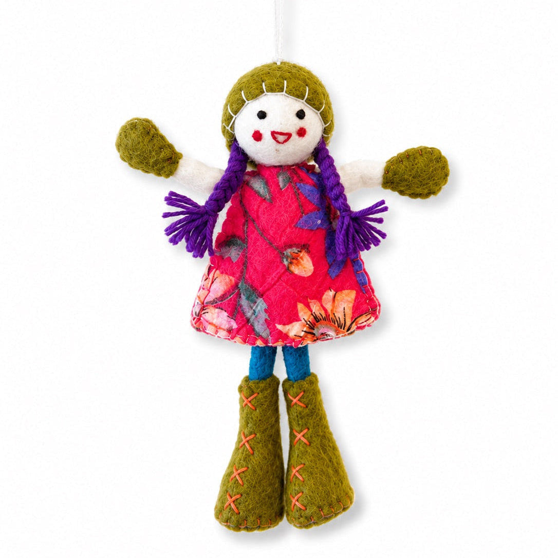 Felt Doll Ornament