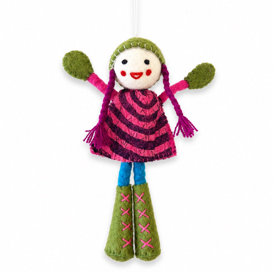 Felt Doll Ornament