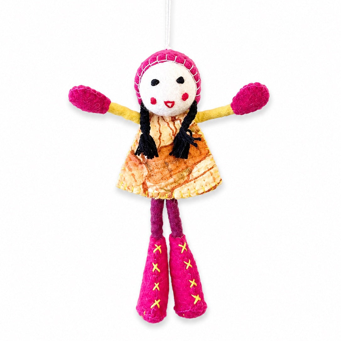 Felt Doll Ornament