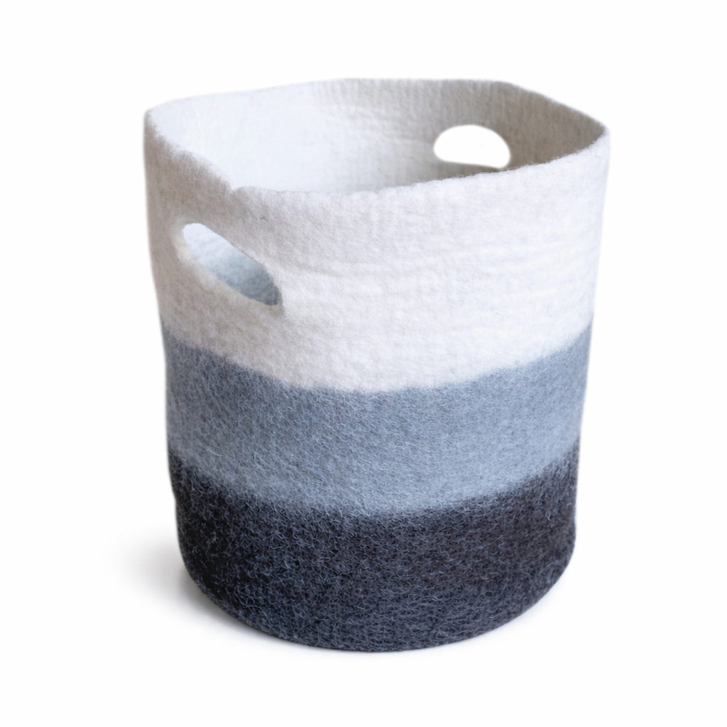 3 Tone Handle Basket