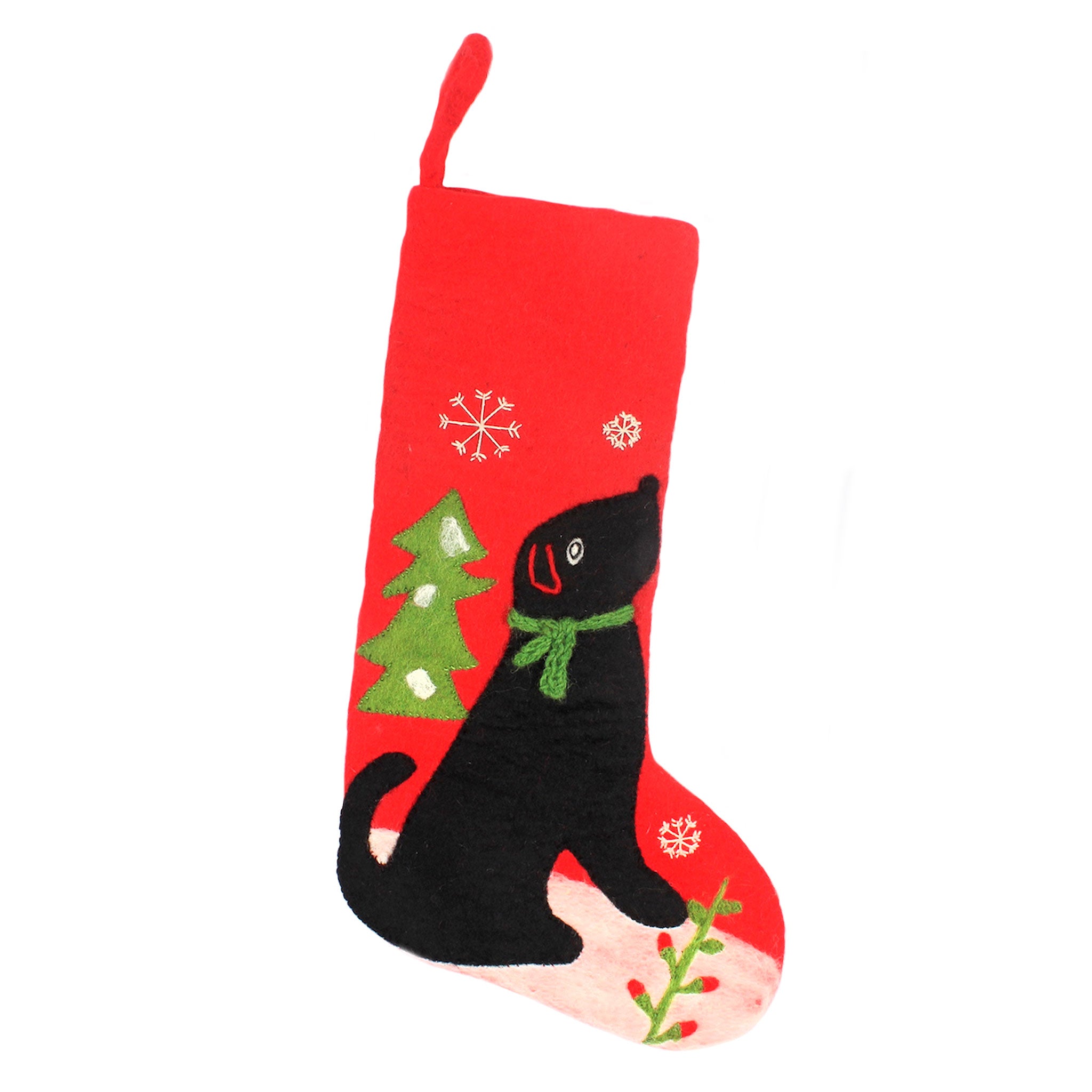 Felt Dog Stocking