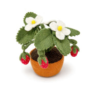 Felt Flower With Strawberries