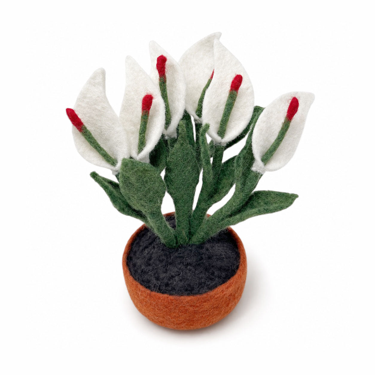 Felt Calla Lily Pot