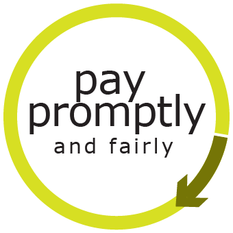 PAY PROMPTLY AND FAIRLY