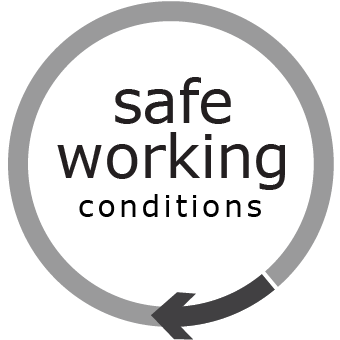SUPPORT SAFE AND EMPOWERING WORKING CONDITIONS