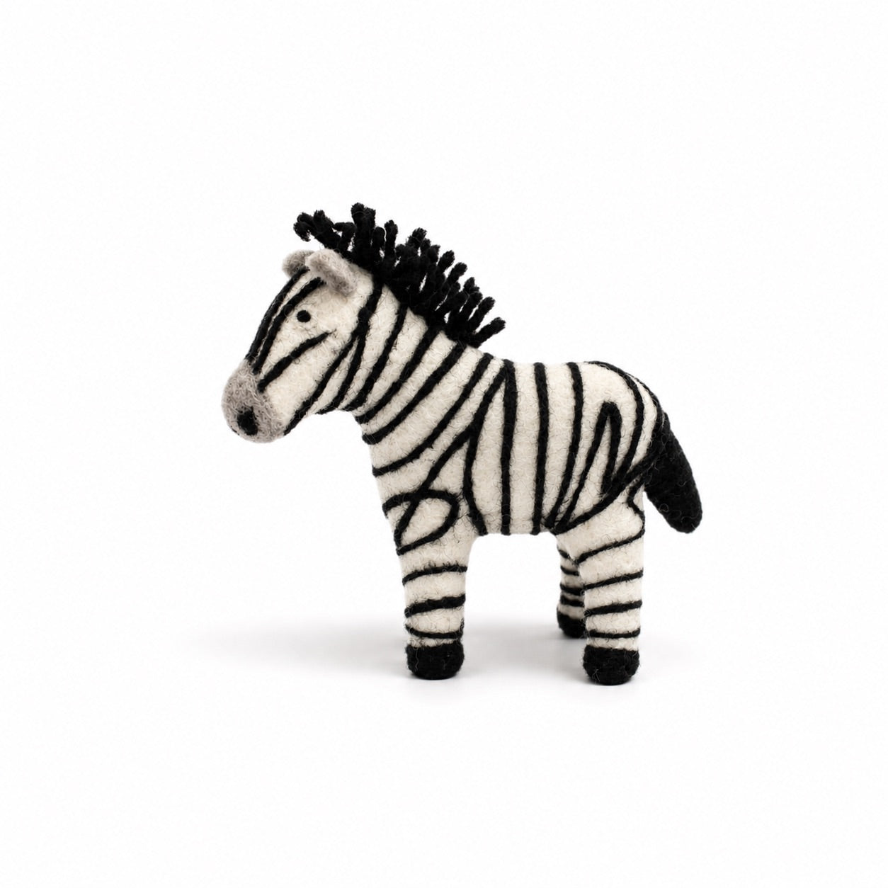 Felt Zebra
