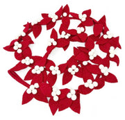 Poinsettia Berry Garland