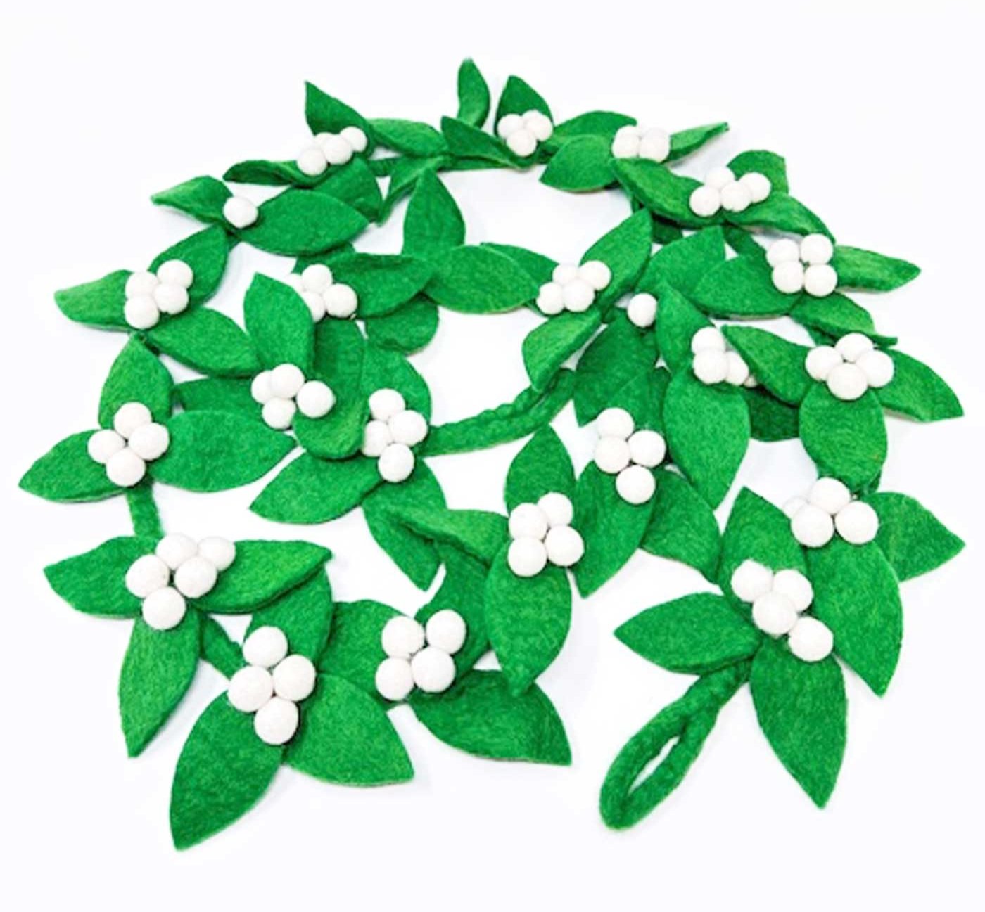 Green Leaf Berry Garland