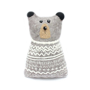 Felt Bear Pillow