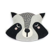 Felt Raccoon Pillow