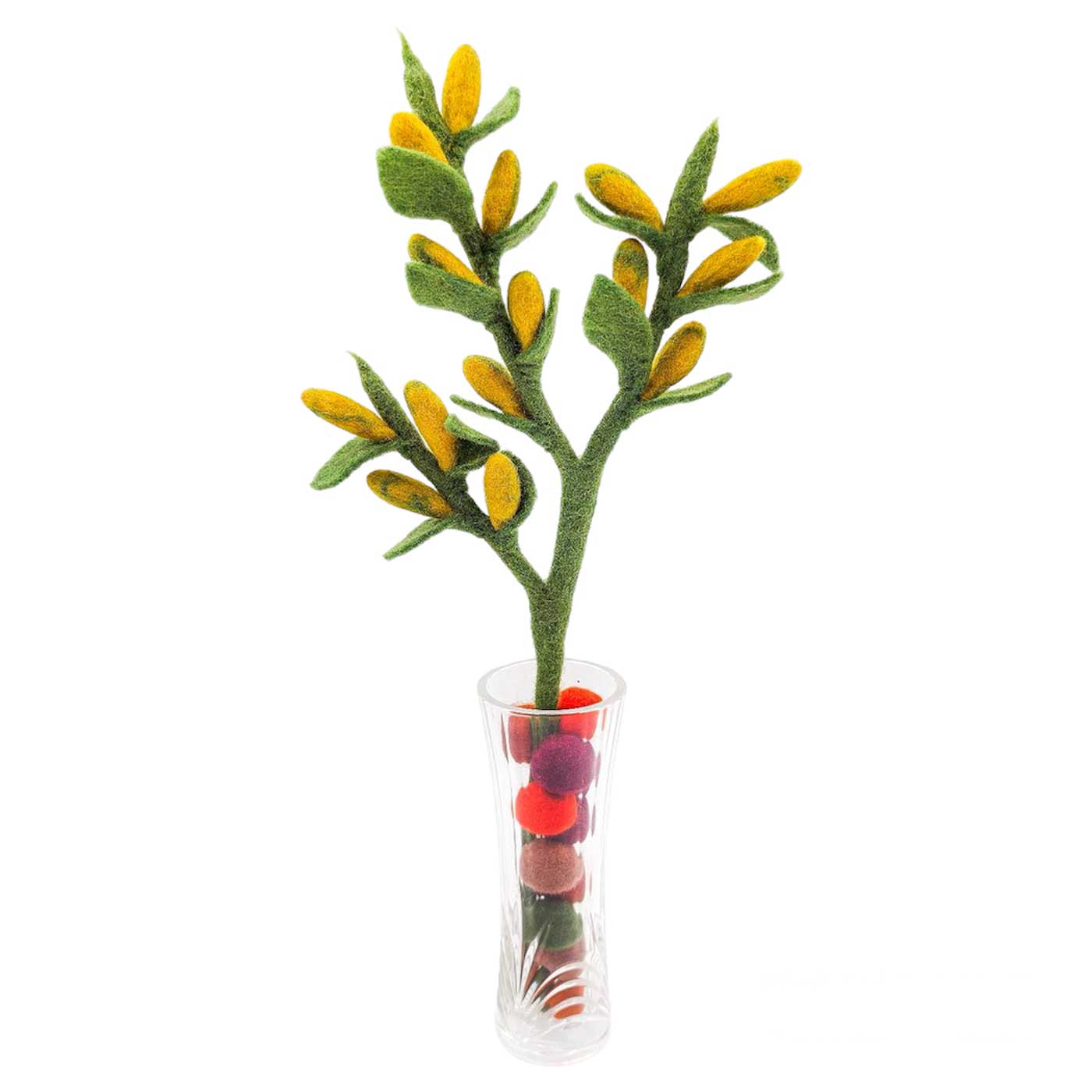 Felt Autumn Flowers Stem