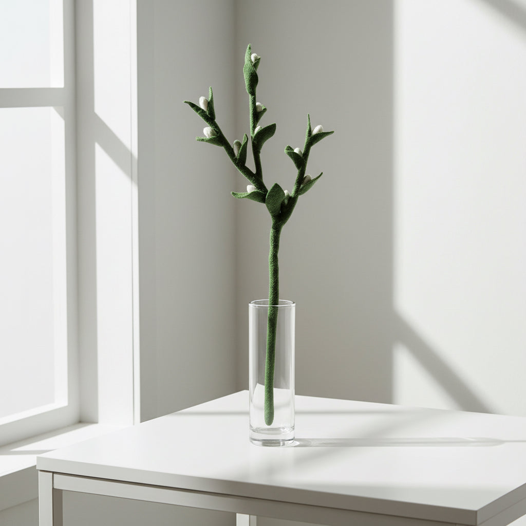 Felt Felt Bud White Branc