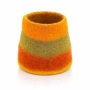 Felt Basket Vase