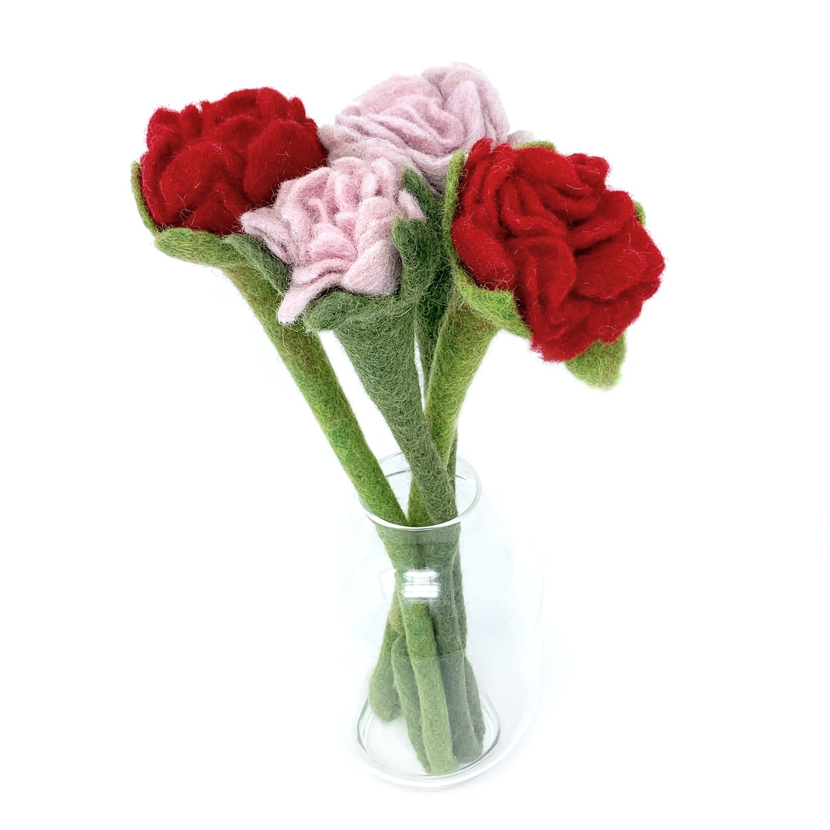Felt English Rose Stem