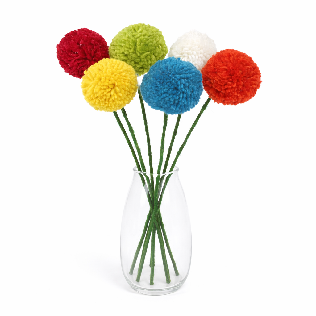 Felt Billy Buttons Stem