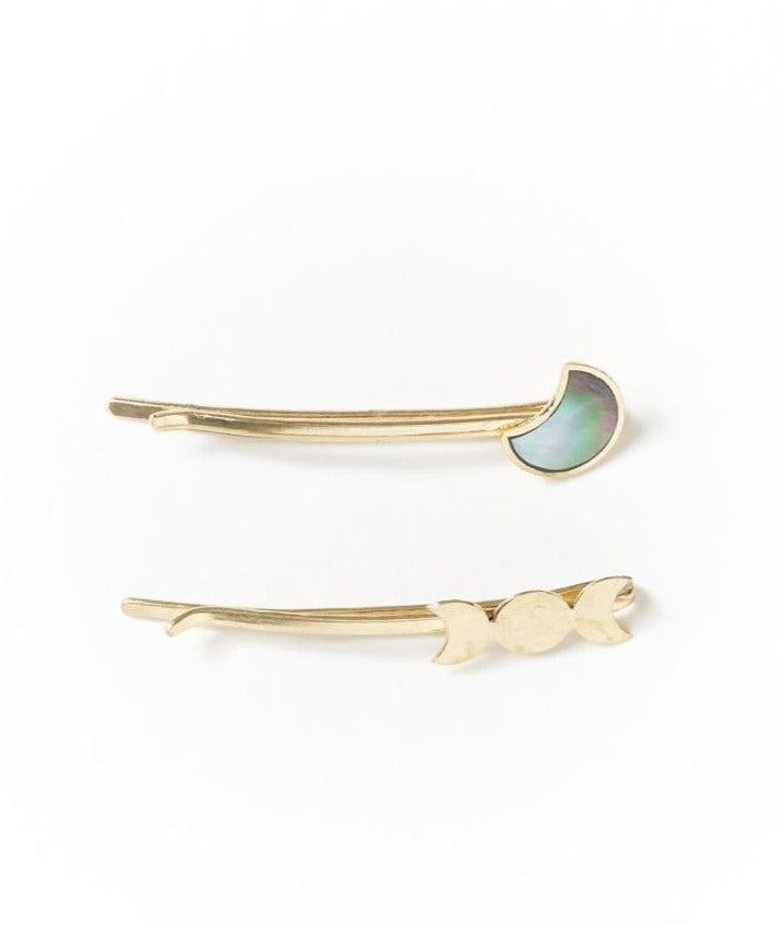 Moon Phase Bobby Pins Set