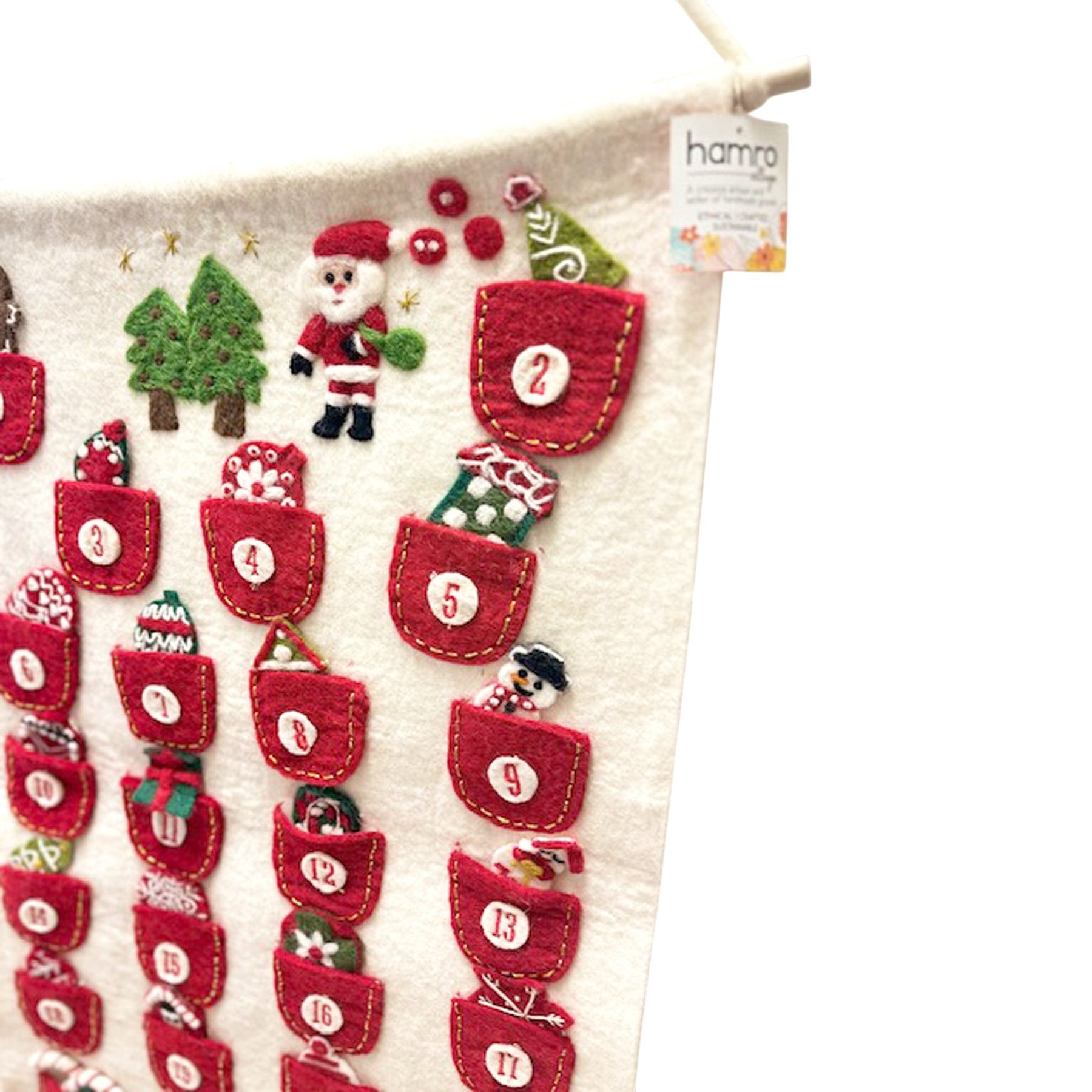 Advent Calendar Wall Hanging