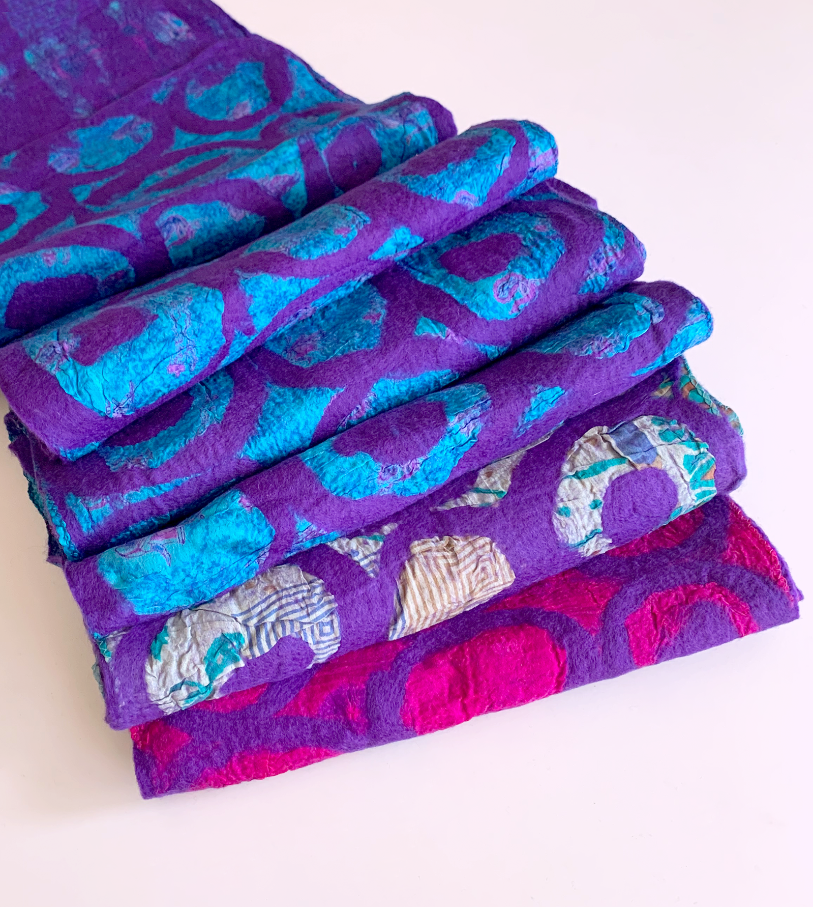 Wrapped in Courage Purple Scarf