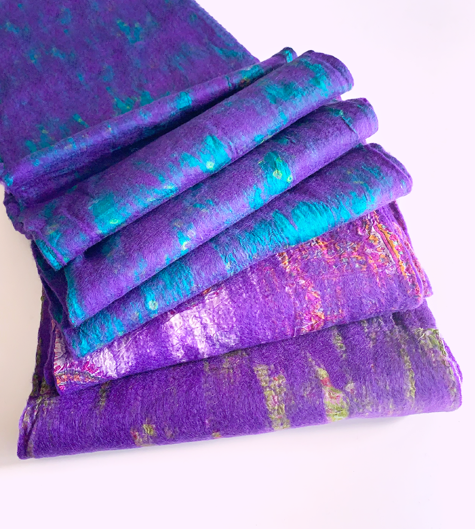 Wrapped in Courage Purple Scarf