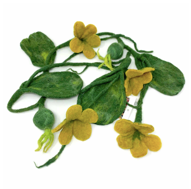 Pumpkin Flower Garland