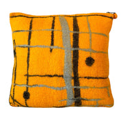 Modern Gold Ochre Pillow