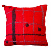 Modern Red Pillow
