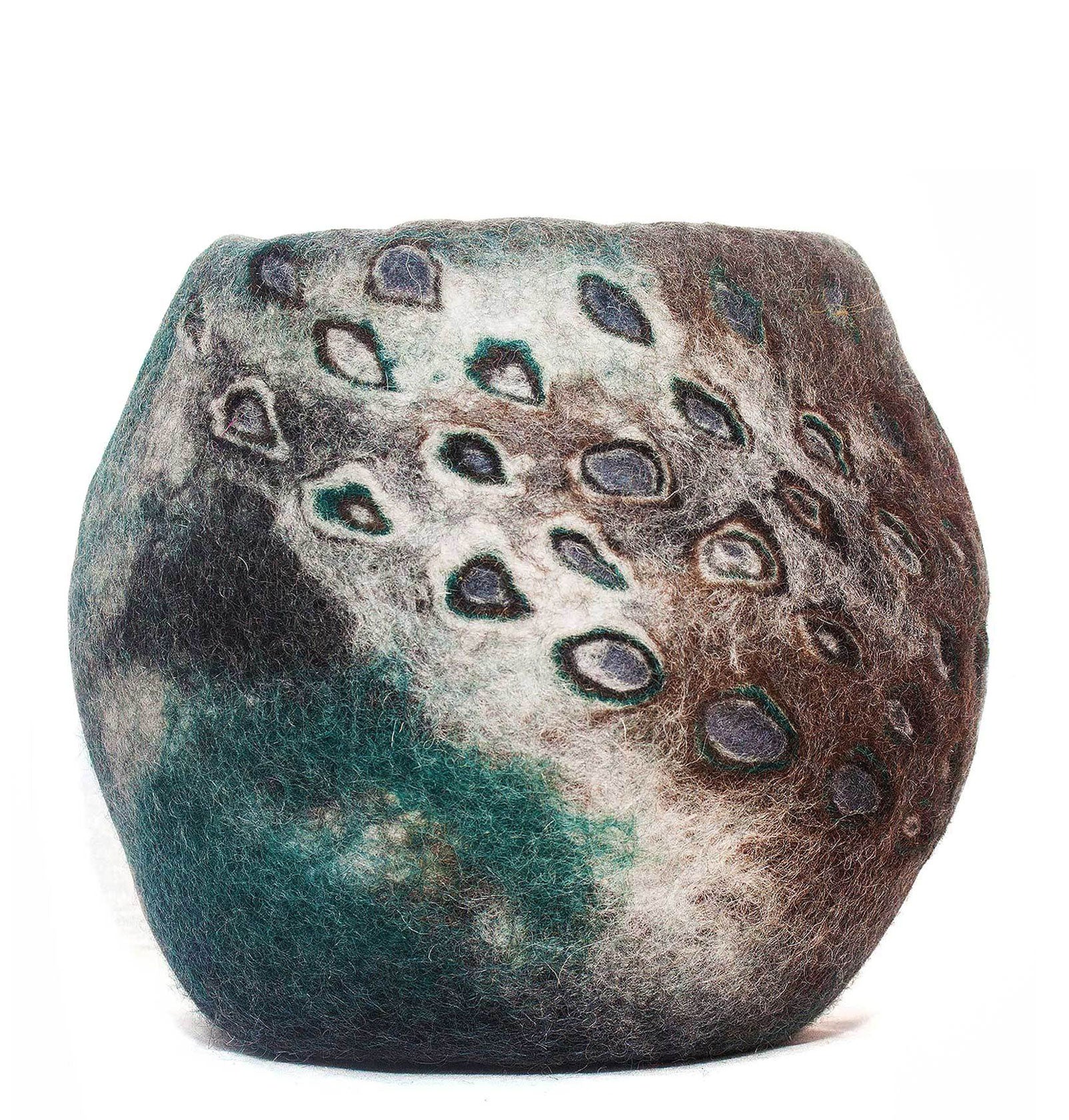 Abstract Emerald Vase