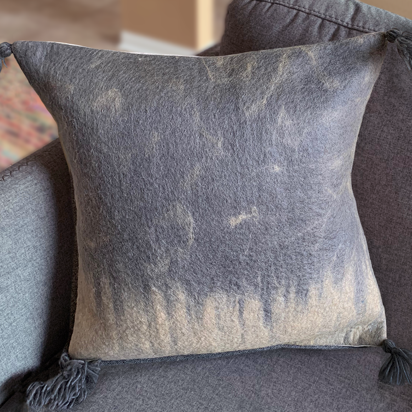 Earth Grey Pillow