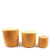 Mustard Nesting Vase