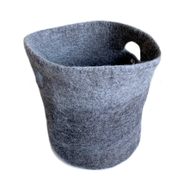 Grey Tone Handle Basket