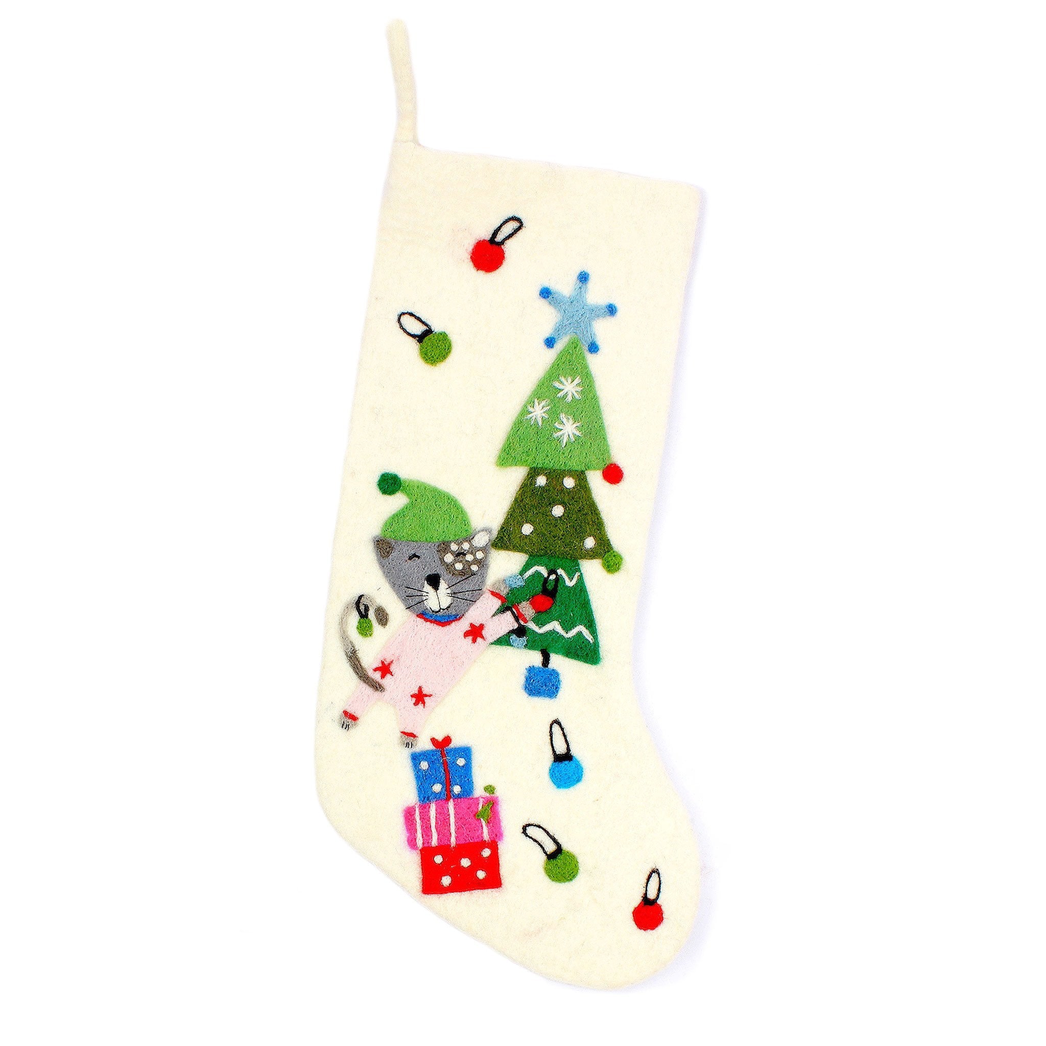 Felt Cat Stocking
