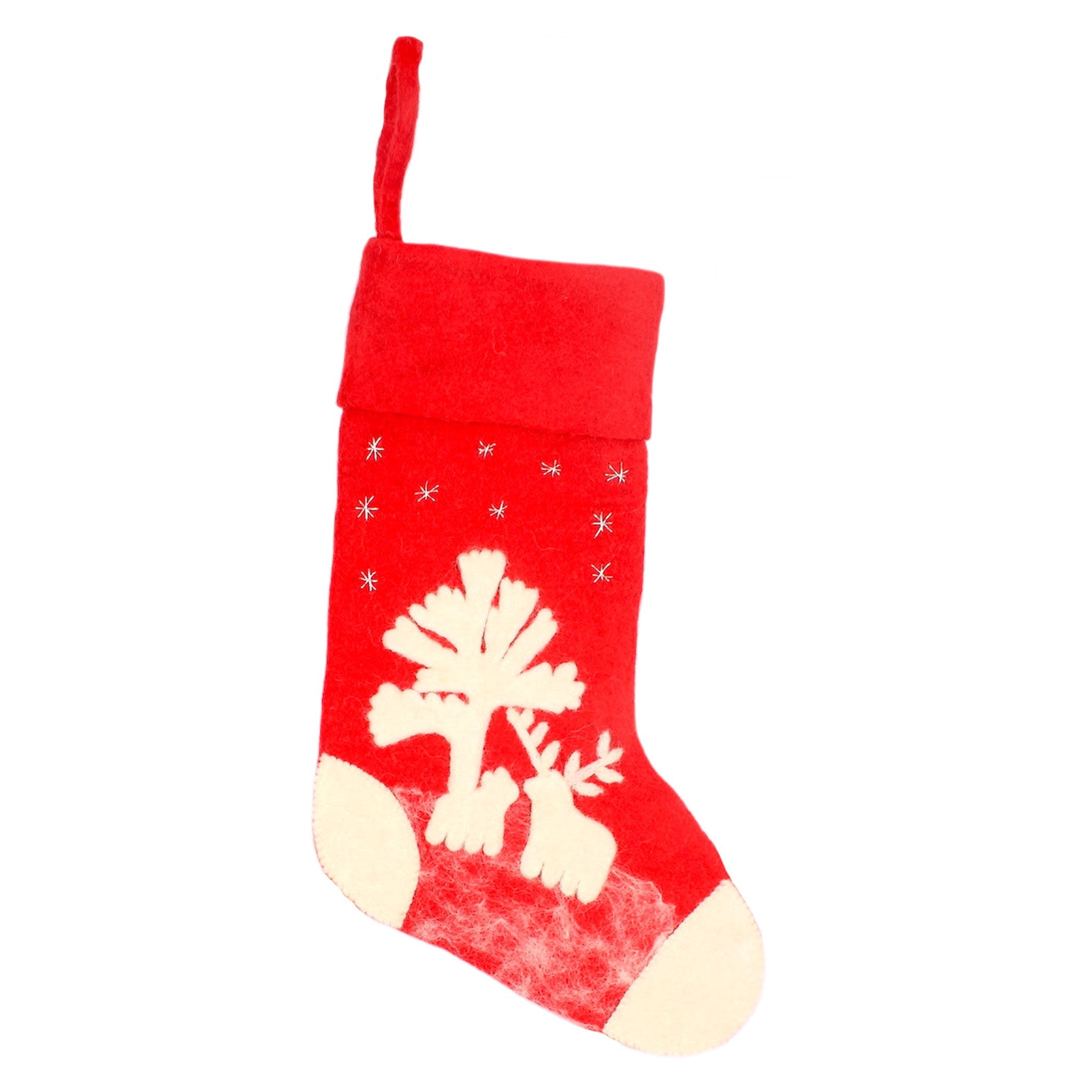 Felt Deer Stocking