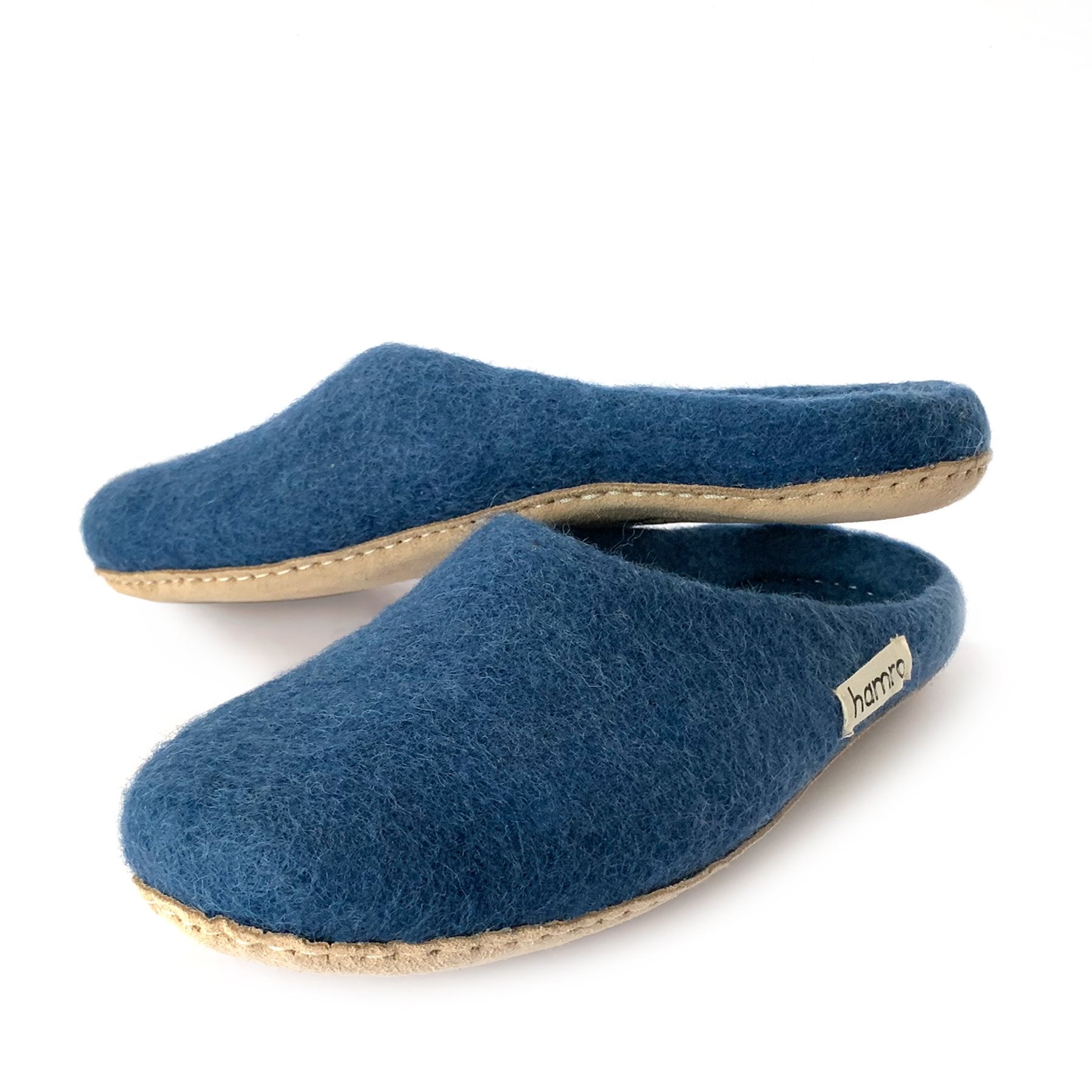 Azure Wool Slip-On