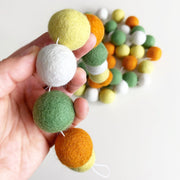 Harvest Felt Ball Garland
