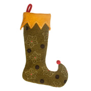 Felt Snowflakes Stocking