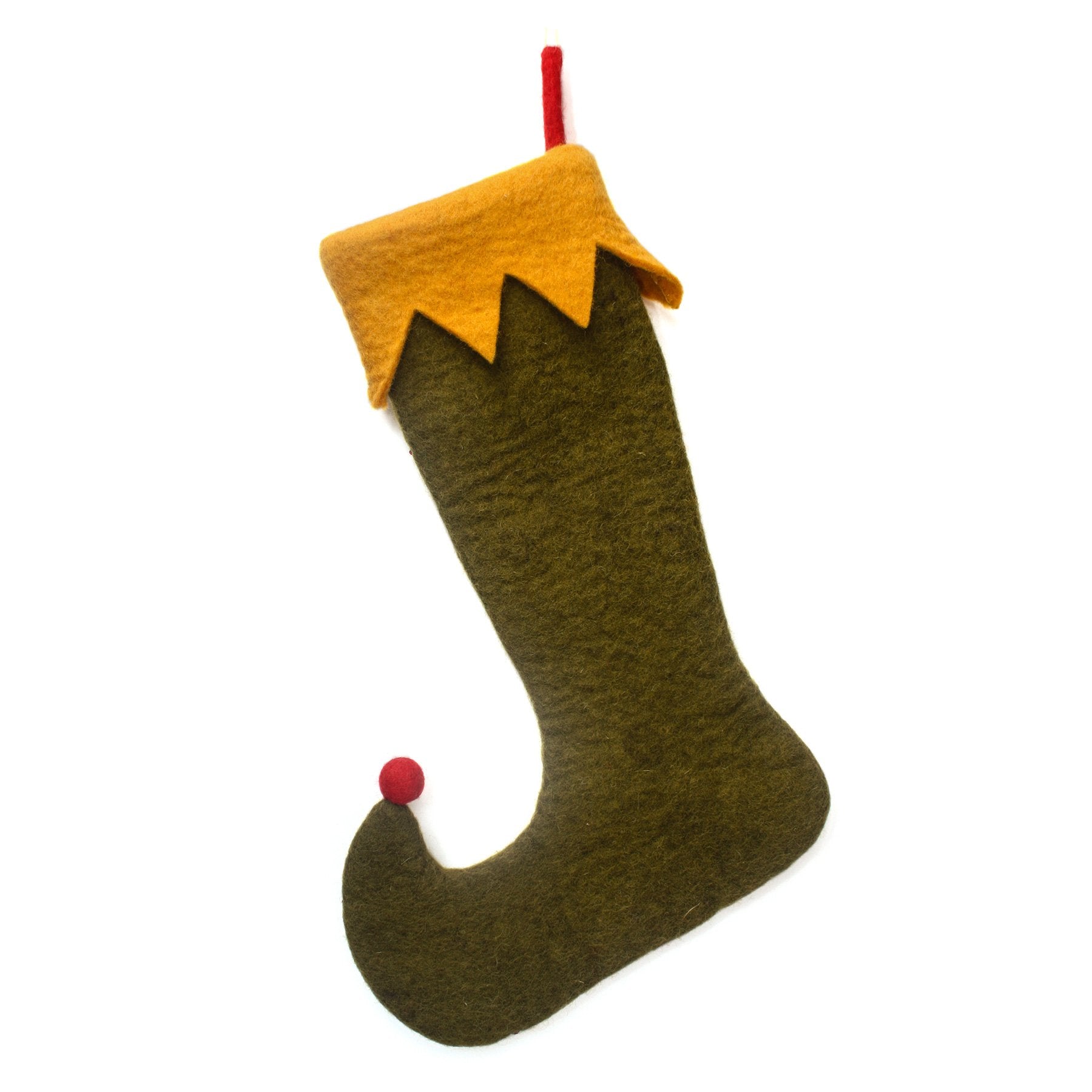 Felt Snowflakes Stocking