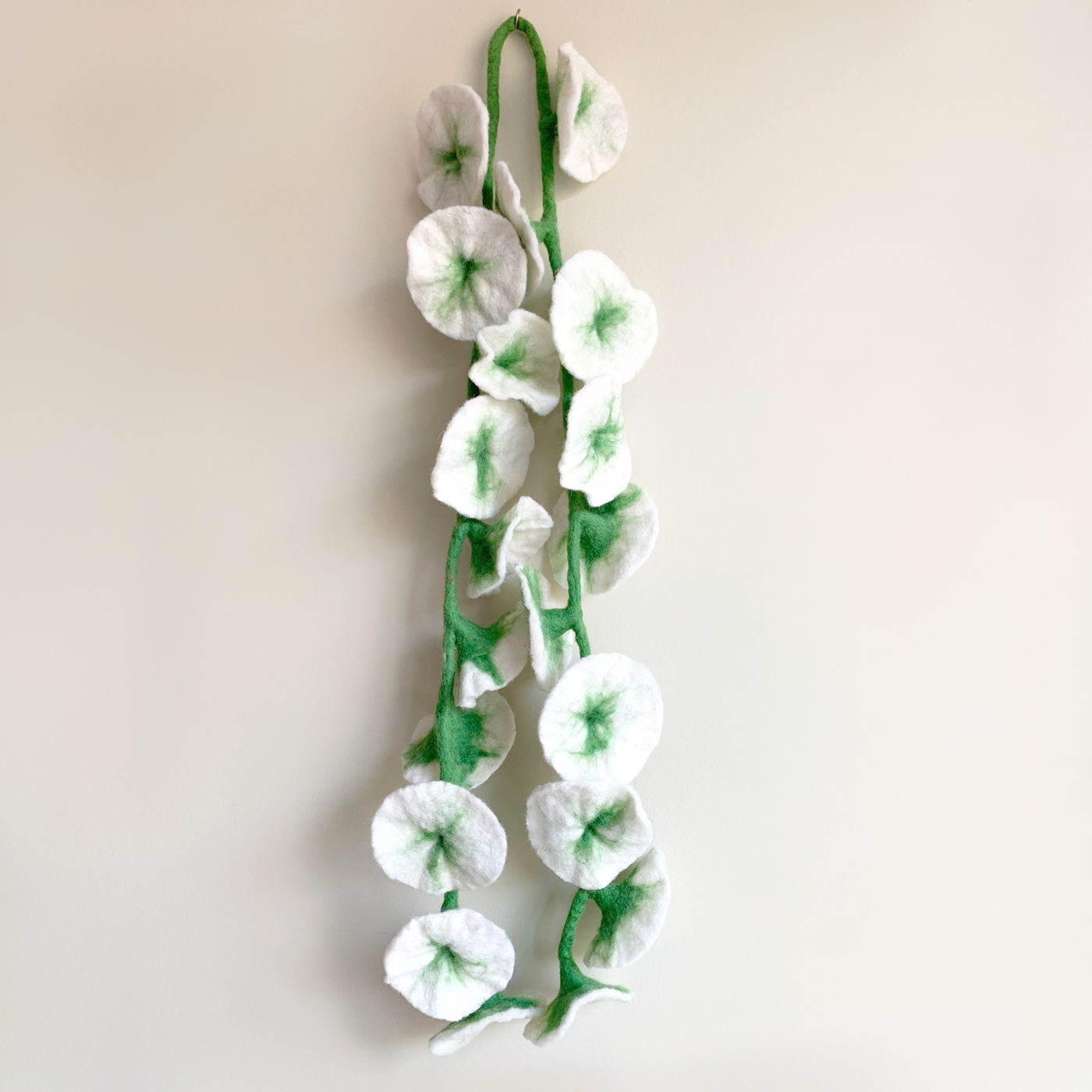 White Flower Garland
