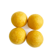 Yellow Ball Toy - 4/Set