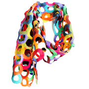 Multi-Color Geometric Scarf