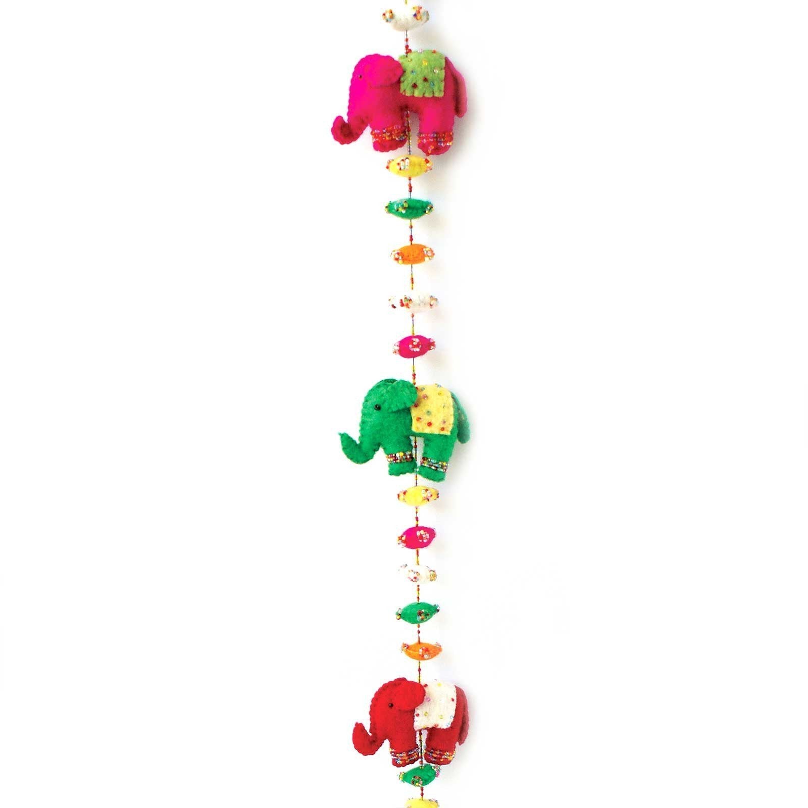 Beaded Elephant Garland