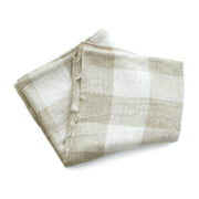 Cream Checker Throw