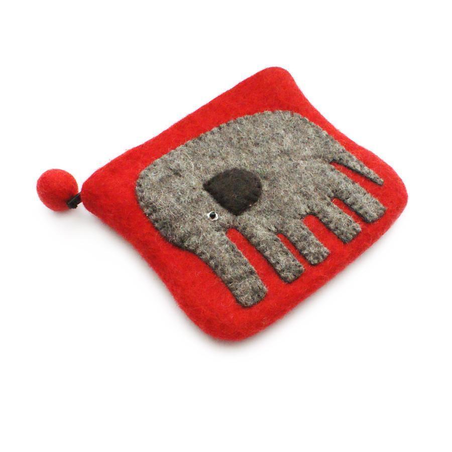 Elephant Red Purse