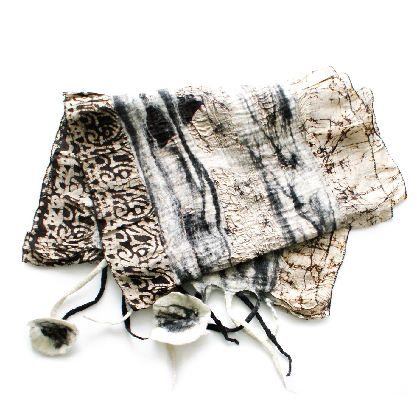 Recycle Sari Wool Scarf