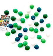 Multi Green Ball Garland