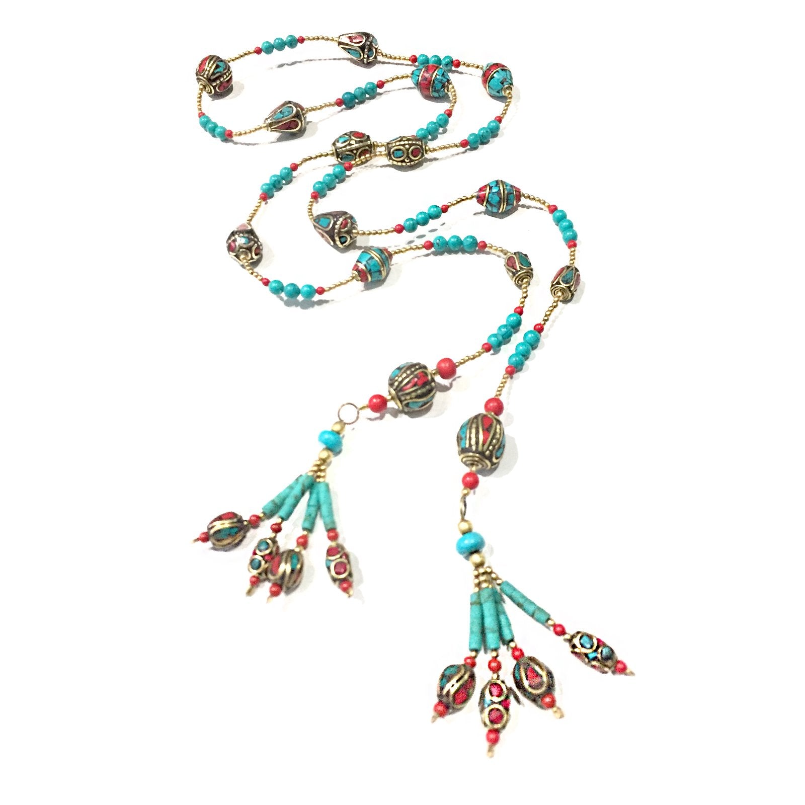 Tassel Turquoise Necklace