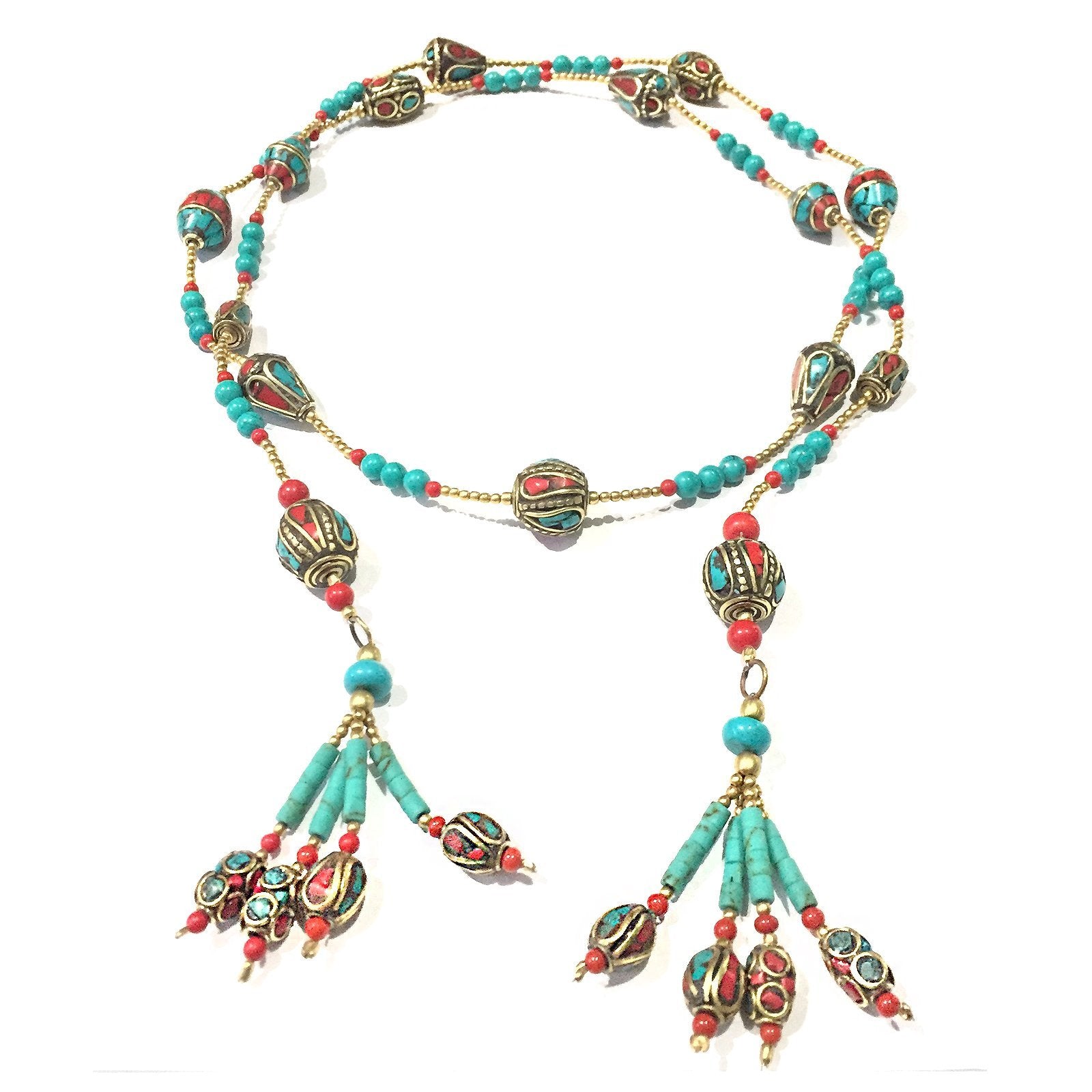 Tassel Turquoise Necklace