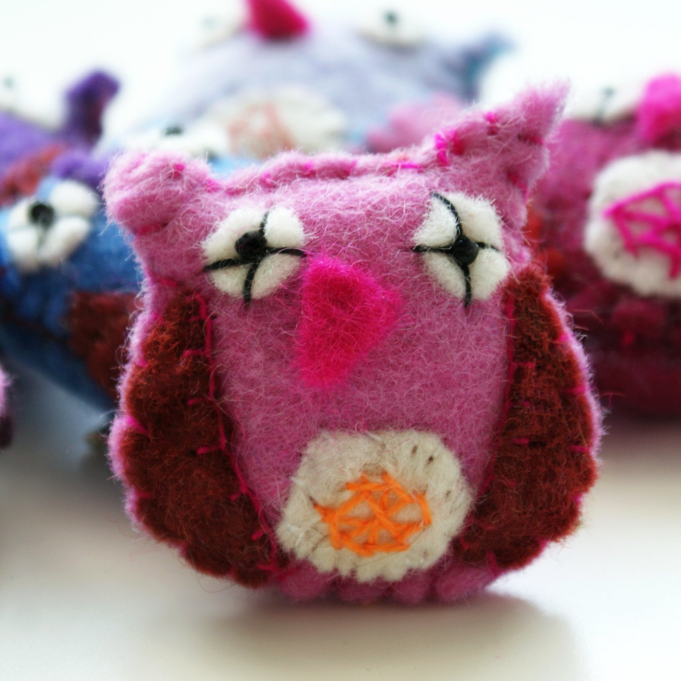 Owl Brooch - Set of 4