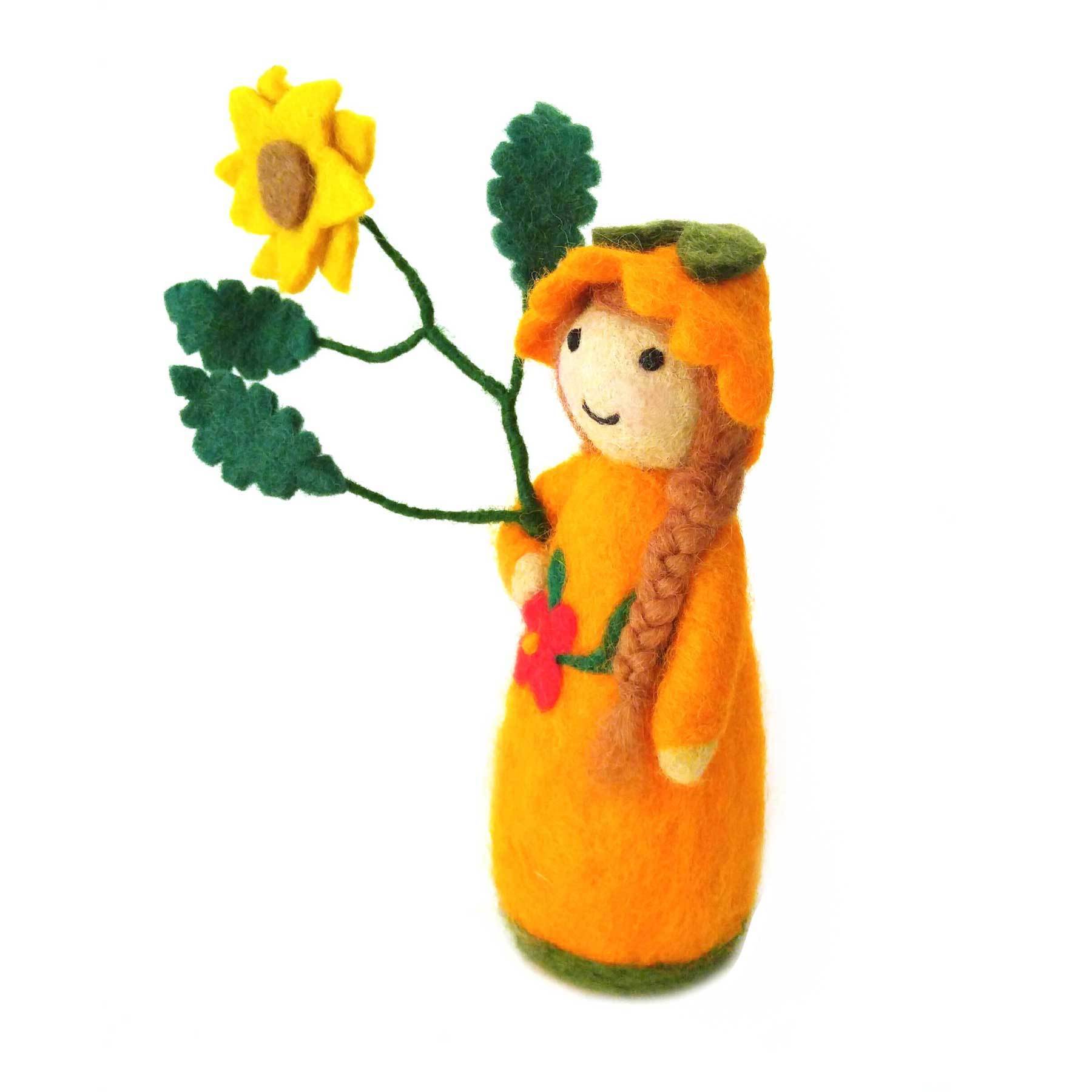 Sunflower Doll Decor